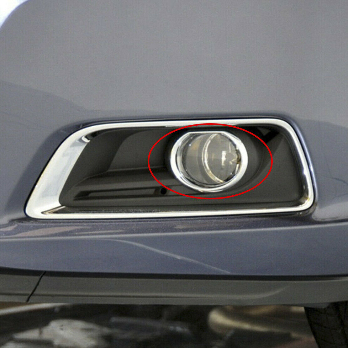 2pcs Front Bumper Fog Light Lamp 2-Bezels fit for Chevrolet Malibu 2013-2015 12V