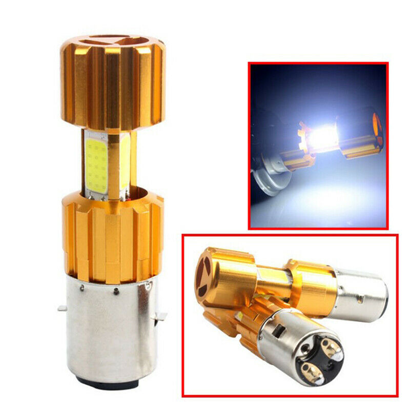 1Pcs H6 BA20D LED Motorcycle Headlight 2000LM 3COB Moto Bulb MotorBike Sc.l8