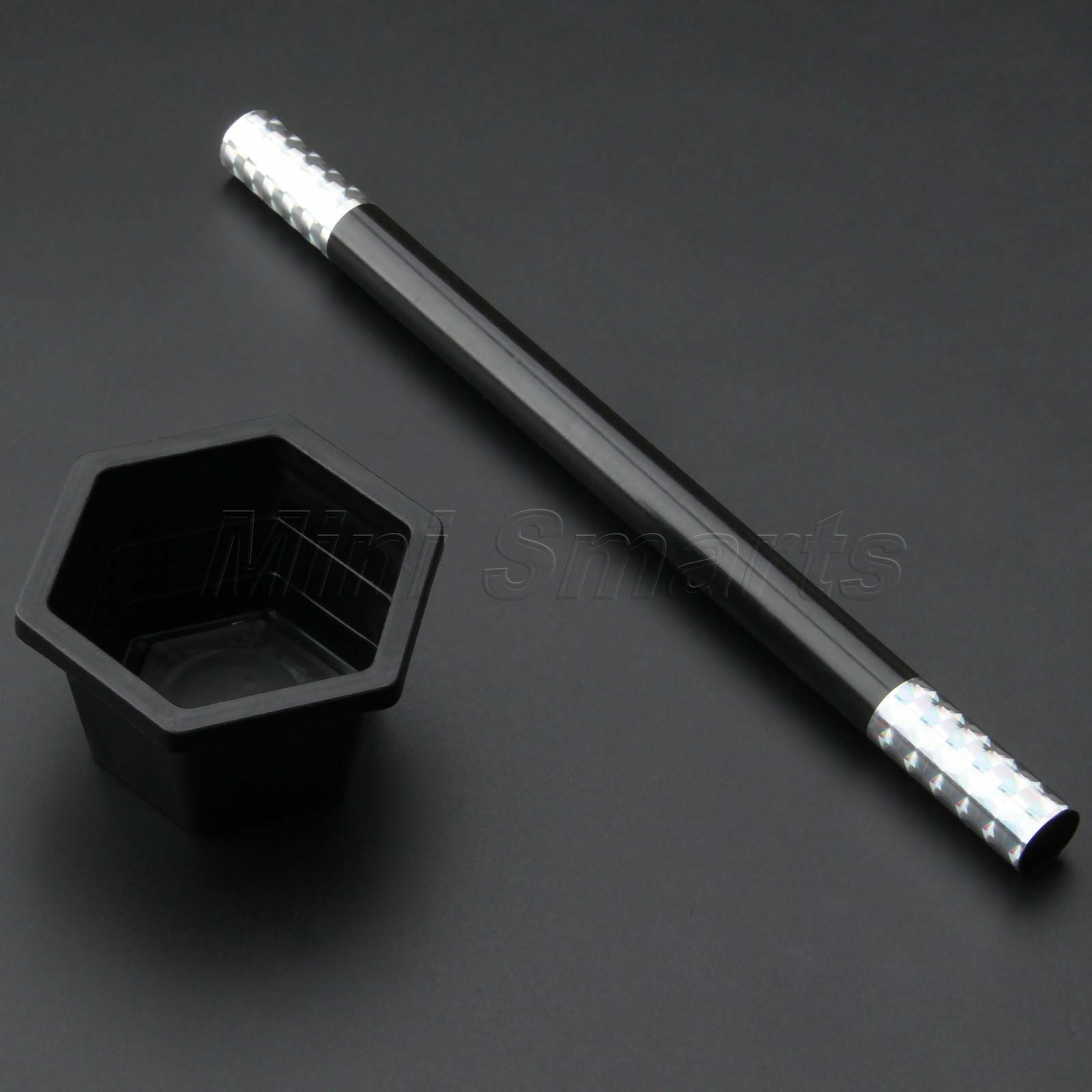 Plastic& Feather Magic Wand To Flower Stick Magic Trick Kid Child Show Prop Toys