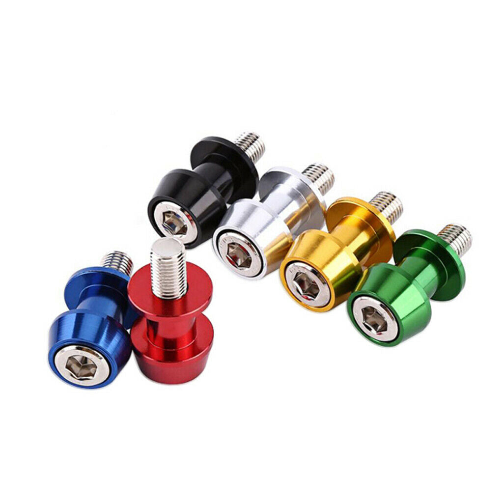 4pcs Universal Motorcycle CNC Swing Arm Slider Spools 8mm for Suzuki