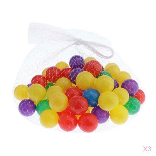 300x Colorful Mini Ocean Ball Soft Plastic Ocean Balls Baby Swim Pool Party