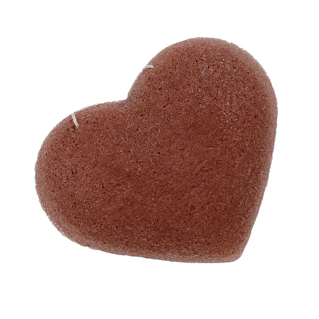 Konjac Cleaning Sponge Puff Exfoliating Facial Sponge for Deep Clean Red