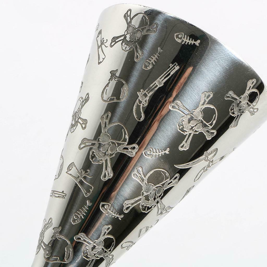 Cocktail Jigger Bartender Tool Mixer Measuring Cup Stainless 30/60ml Barware