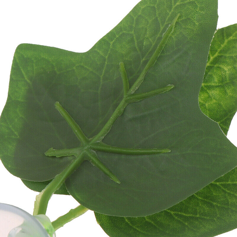 Aquarium Decor Artificial Plant Leaf Betta Rest Fish Plant With Suction Cu Tt