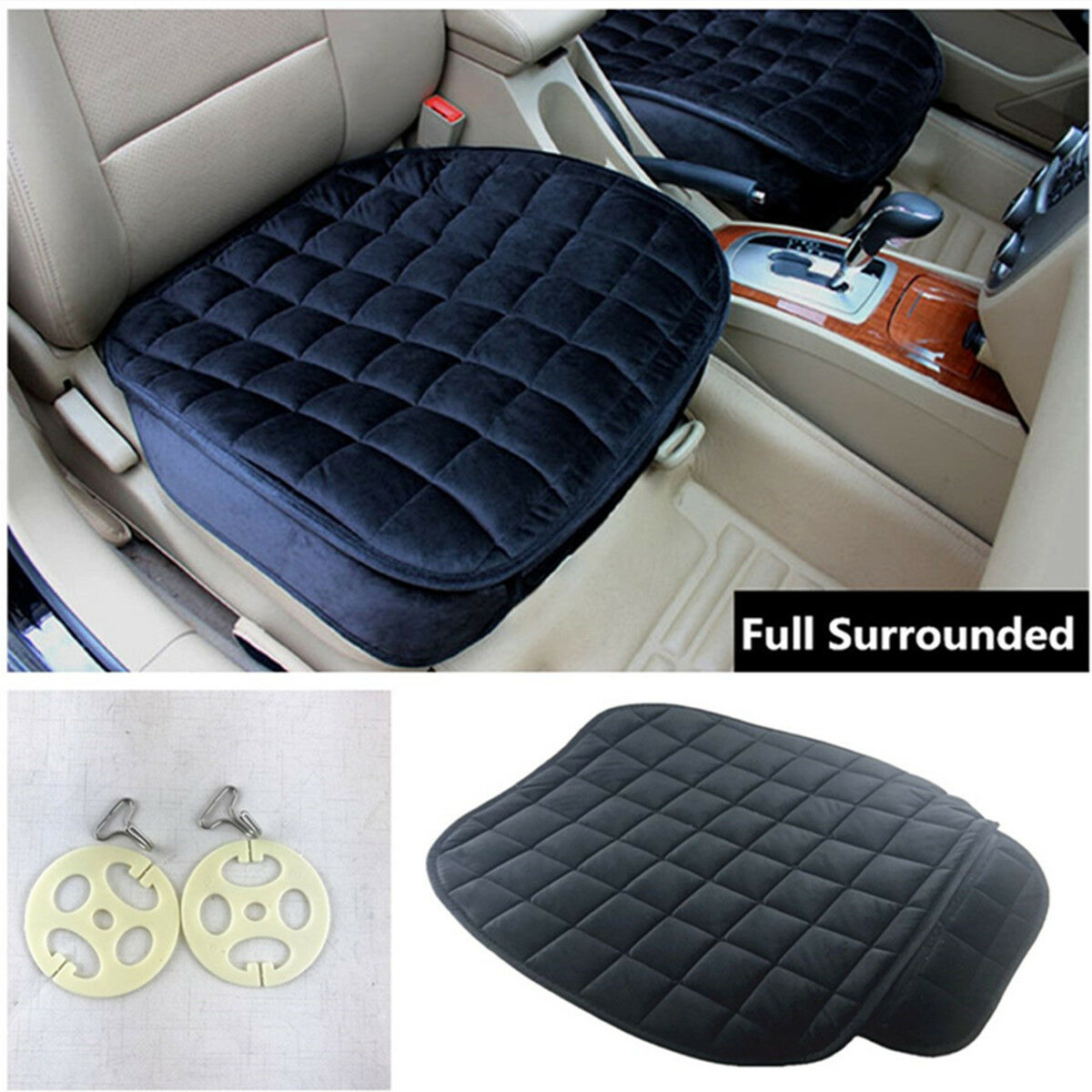 1 Single Car Seat Protect Mat Seats Cover Pad Environmental Breathable Fabrics