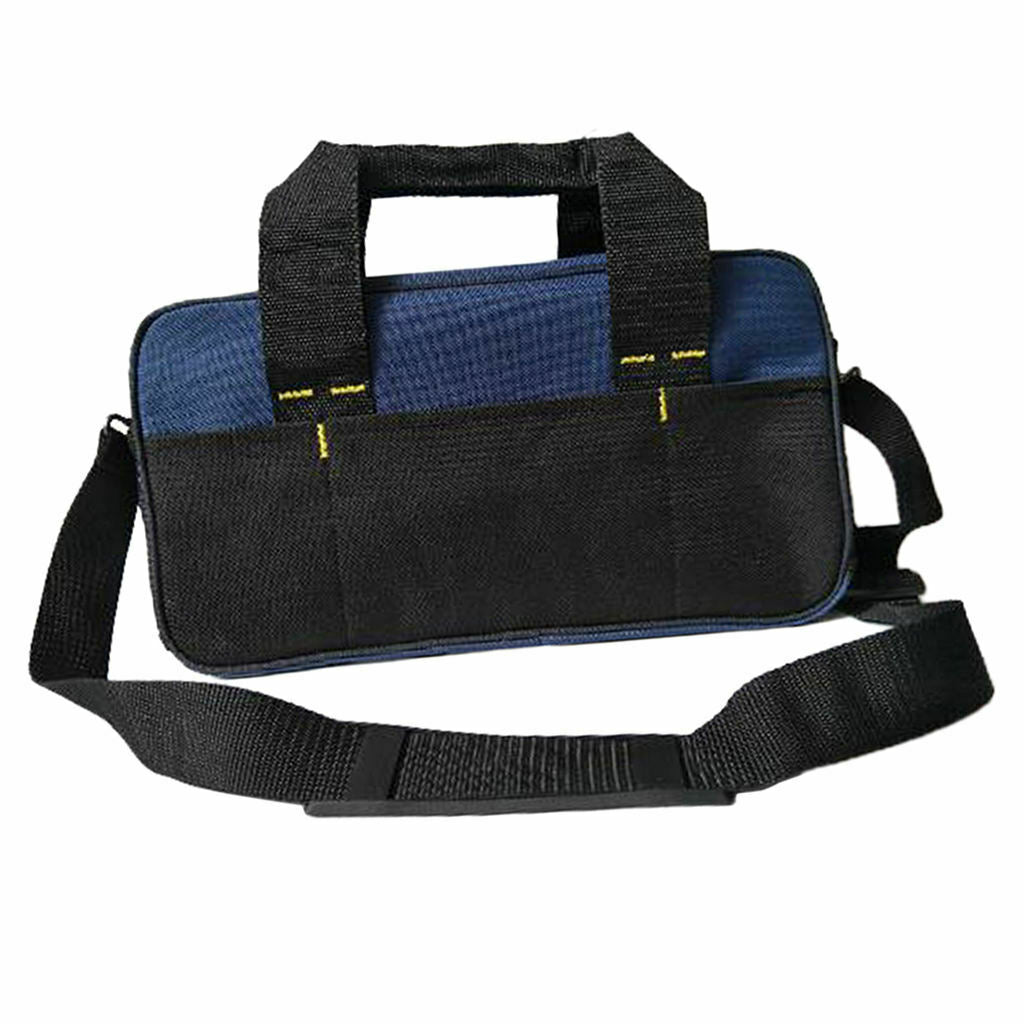 14 Inch Tool Bag Heavy Duty Tool Storage Bag with 600D Canvas, Open Mouth,