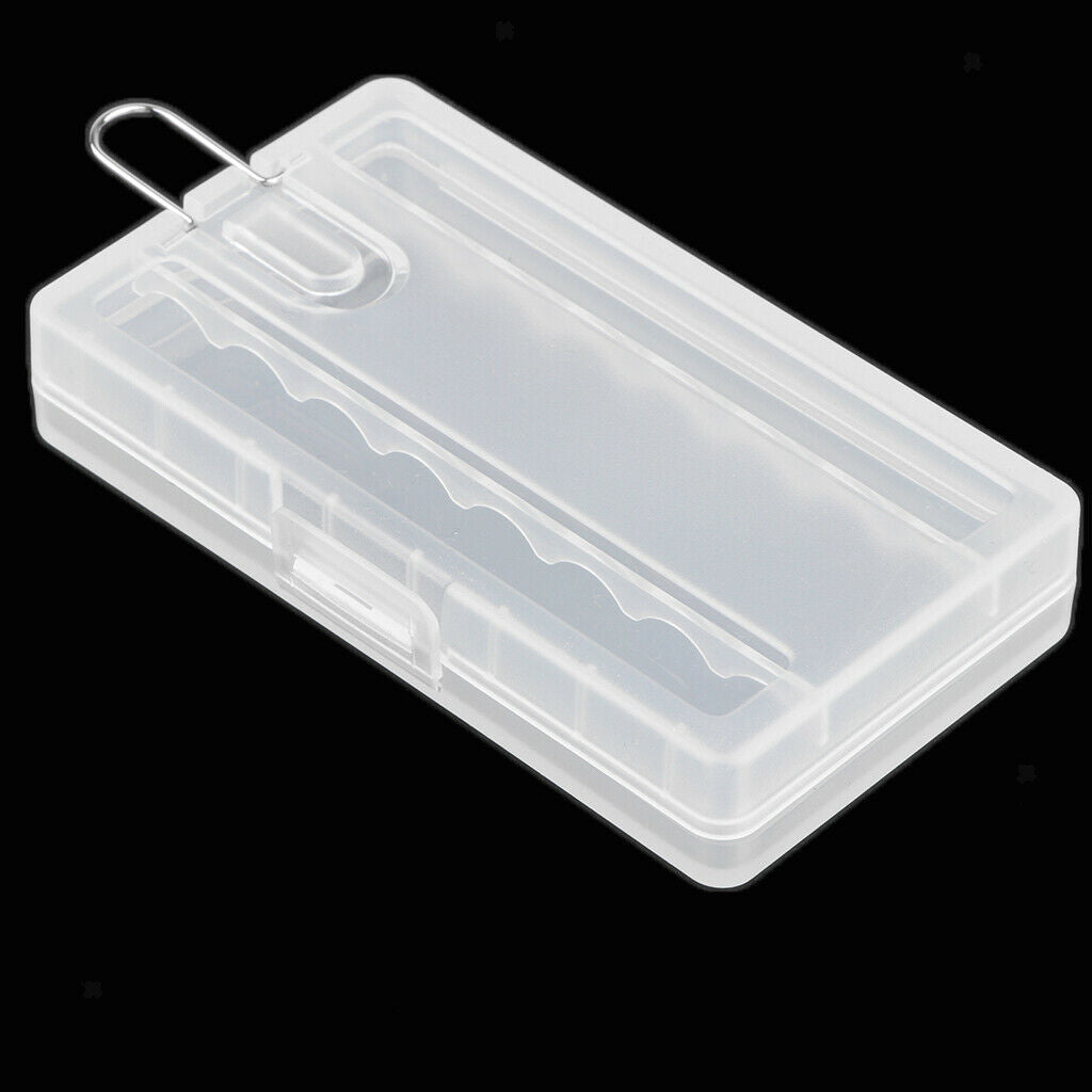 Lock & Store 5 Battery Storage Containers Organizers Set Store Plastic Case Box