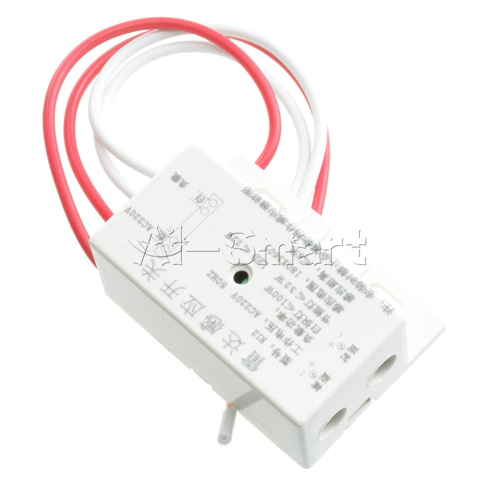 Auto Infrared Body Motion Sensor PIR Sensing Switch Microwave Radar Sensor 220V