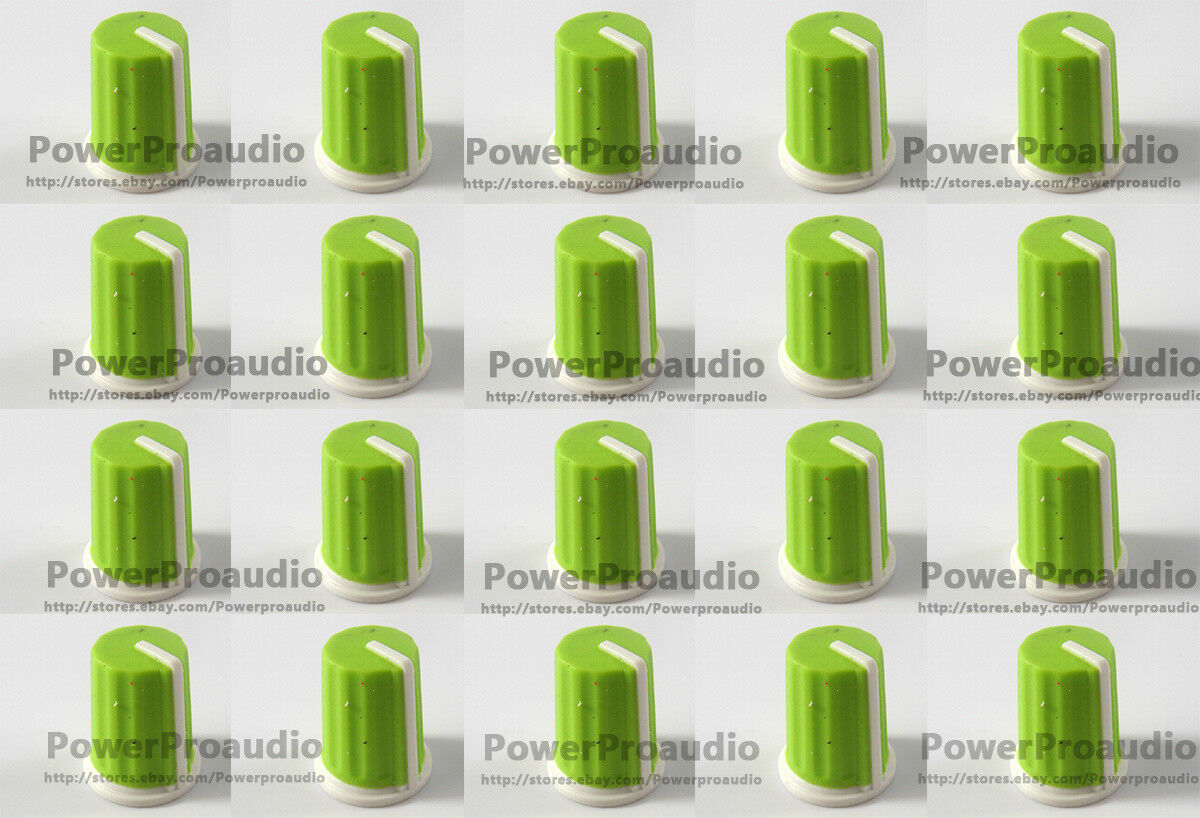 20PCS GREEN EQ Rotary Knob DAA1176 DAA1305 GREEN For Pioneer DJM800 900 2000 NXS