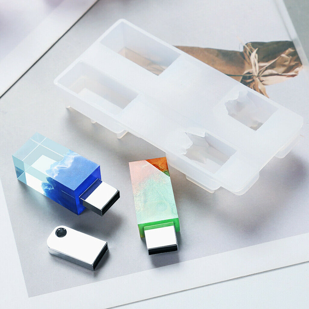DIY Silicone Mold USB Flash Disk Cover Personal Style Shaping Molding Mould