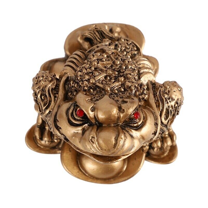 Chinese Feng Shui Money Lucky Fortune Wealth  Toad Coin Home Decoration Home OI3