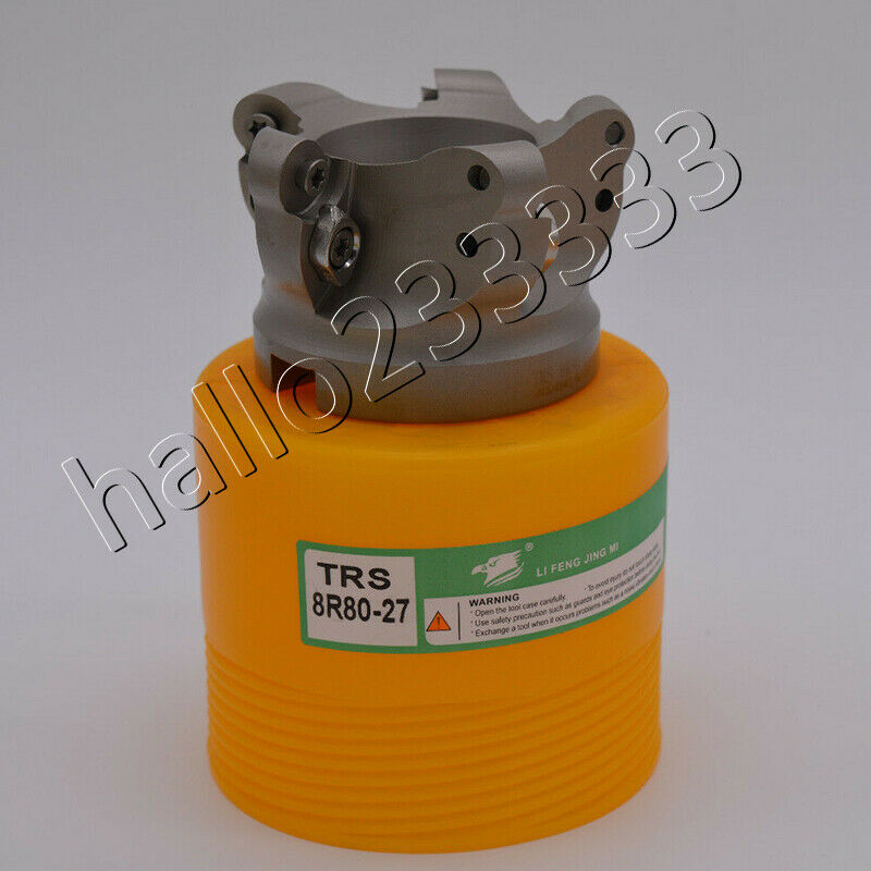 1pcs TRS 8R80-27-5F indexable face milling cutter FOR RDMT1204 Carbide insert