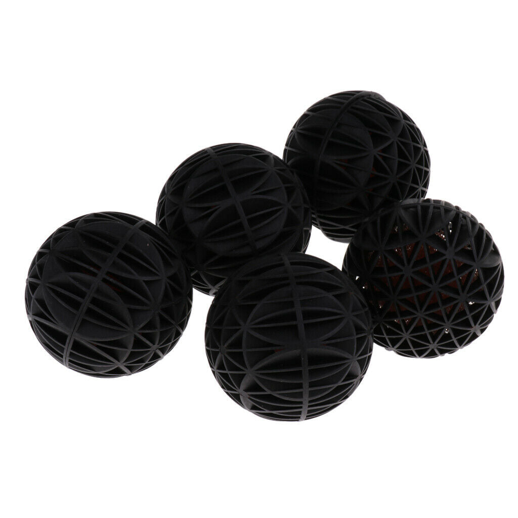 5Pcs Aquarium Media Moss Ball for Fish Tank Absorbs Nitrates Provides Oxygen
