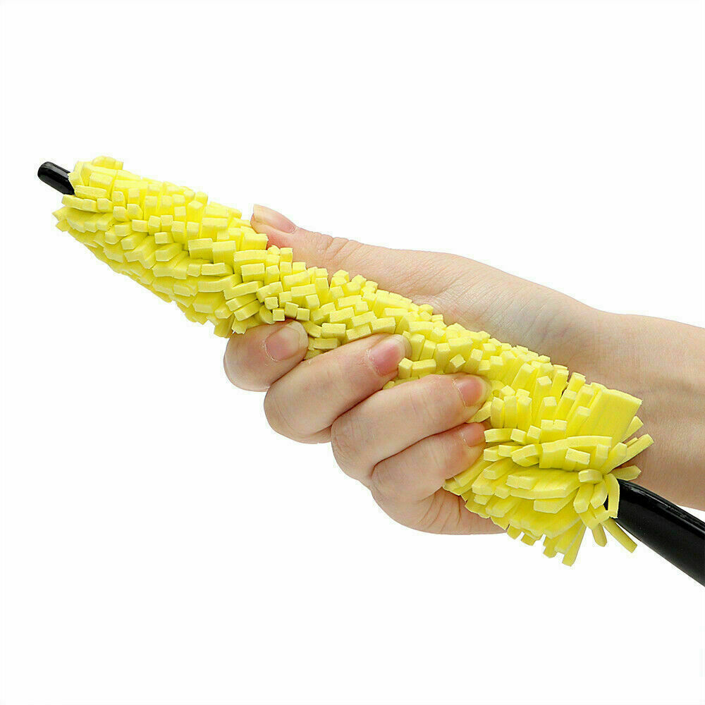 Plastic Handle Vehicle Cleaning Brush Car Wheel Wash Brush Tire Auto Scrub Brush
