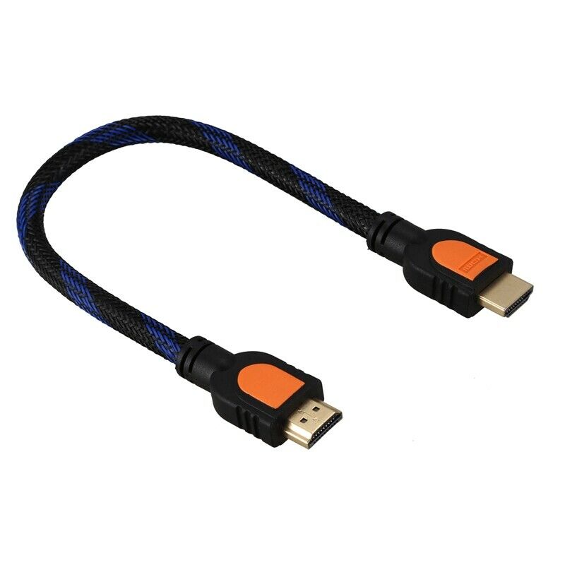 Ethernet MI Male to MI Male m/m Adapter Cable 30cm 12" for TV Computer W4B2B2