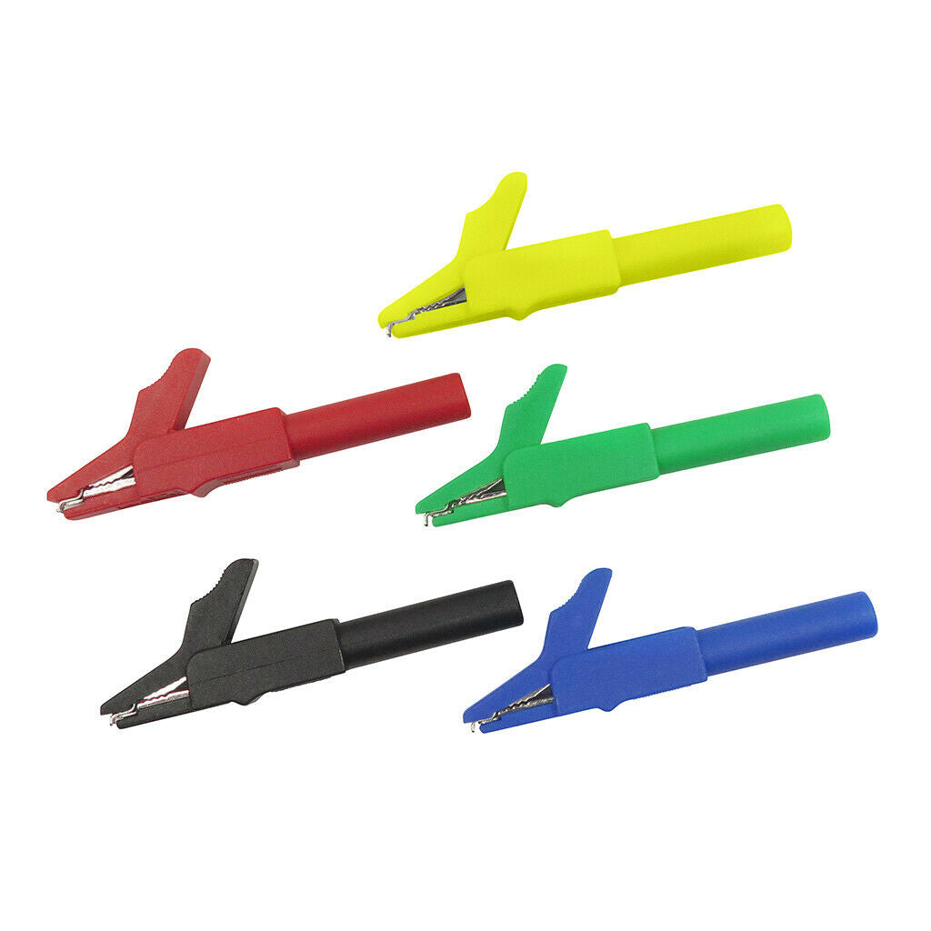 5pcs 300V / 15A alligator clip with 4mm banana socket