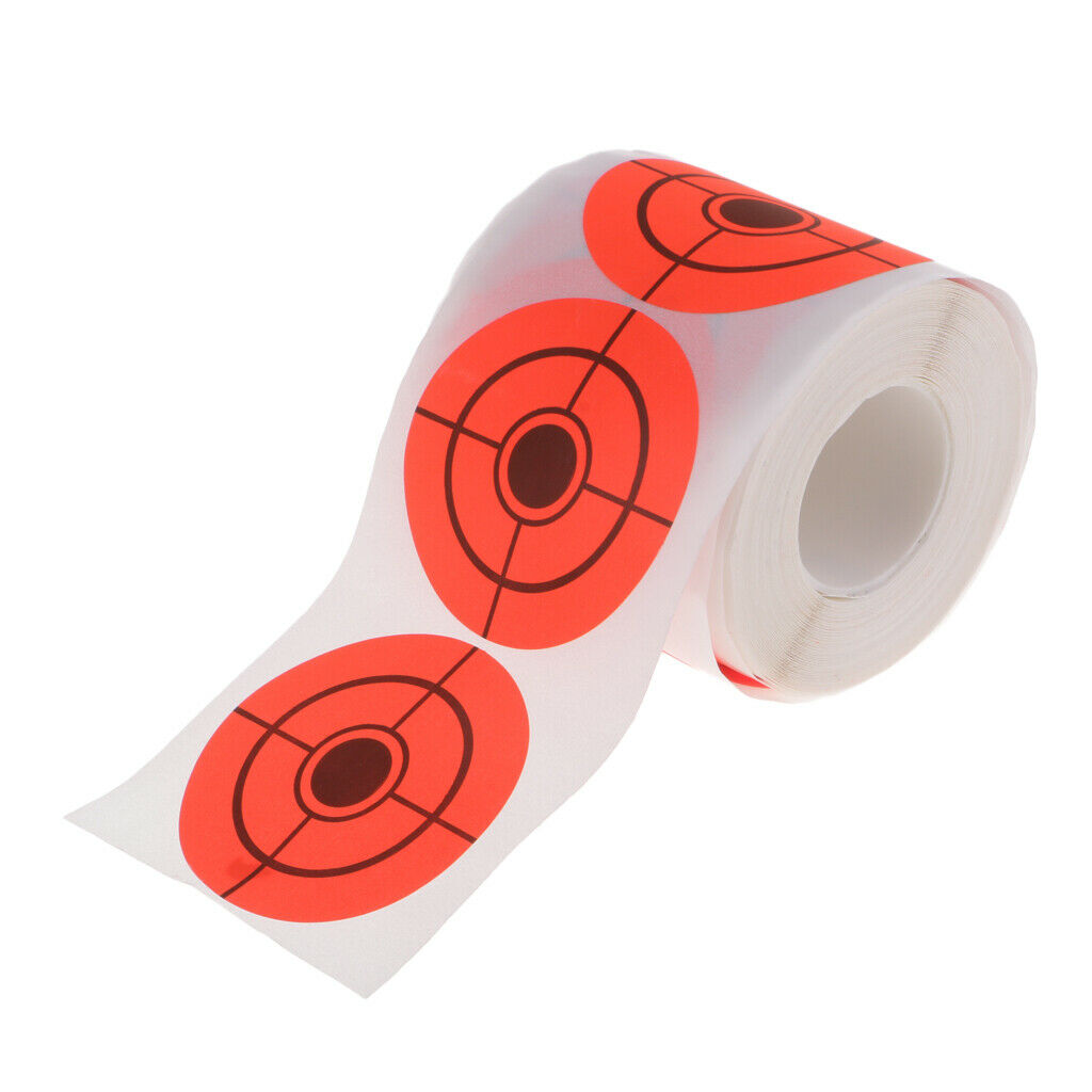 250Pcs Disposable Self-Adhesive Shooting Archery Practice Paper Targets