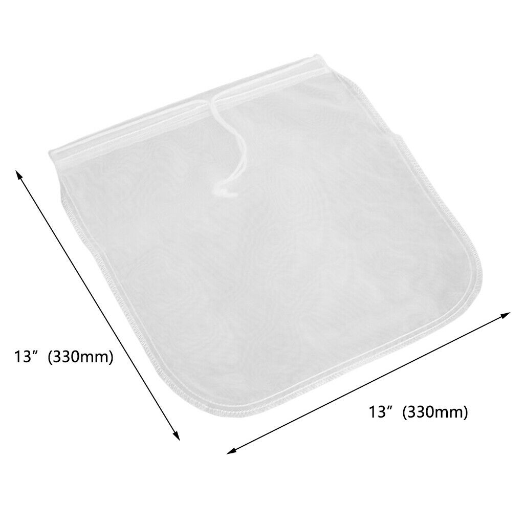 Nylon Nut Milk Bags Cheesecloth for Cheese Tea Herbs Milk Strainer 33x33cm