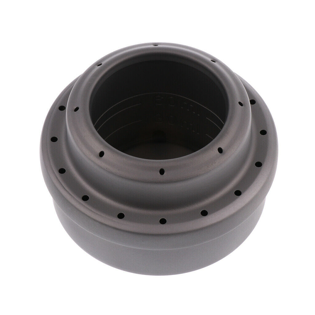 Mini Alcohol Stove for Backpacking, 80ml Ultralight Titanium Spirit Burner for