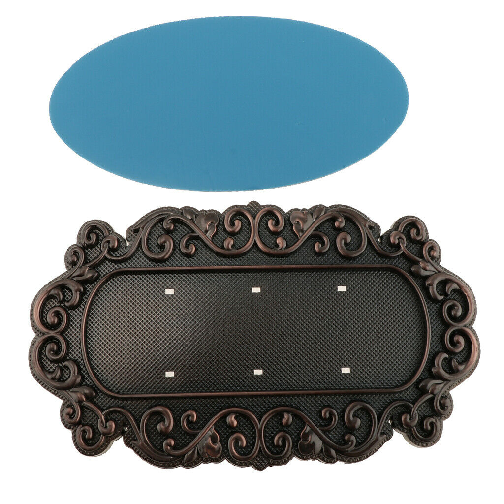 ABS Plastic Retro Detachable Address House Number Sign Plaque Door Plate A