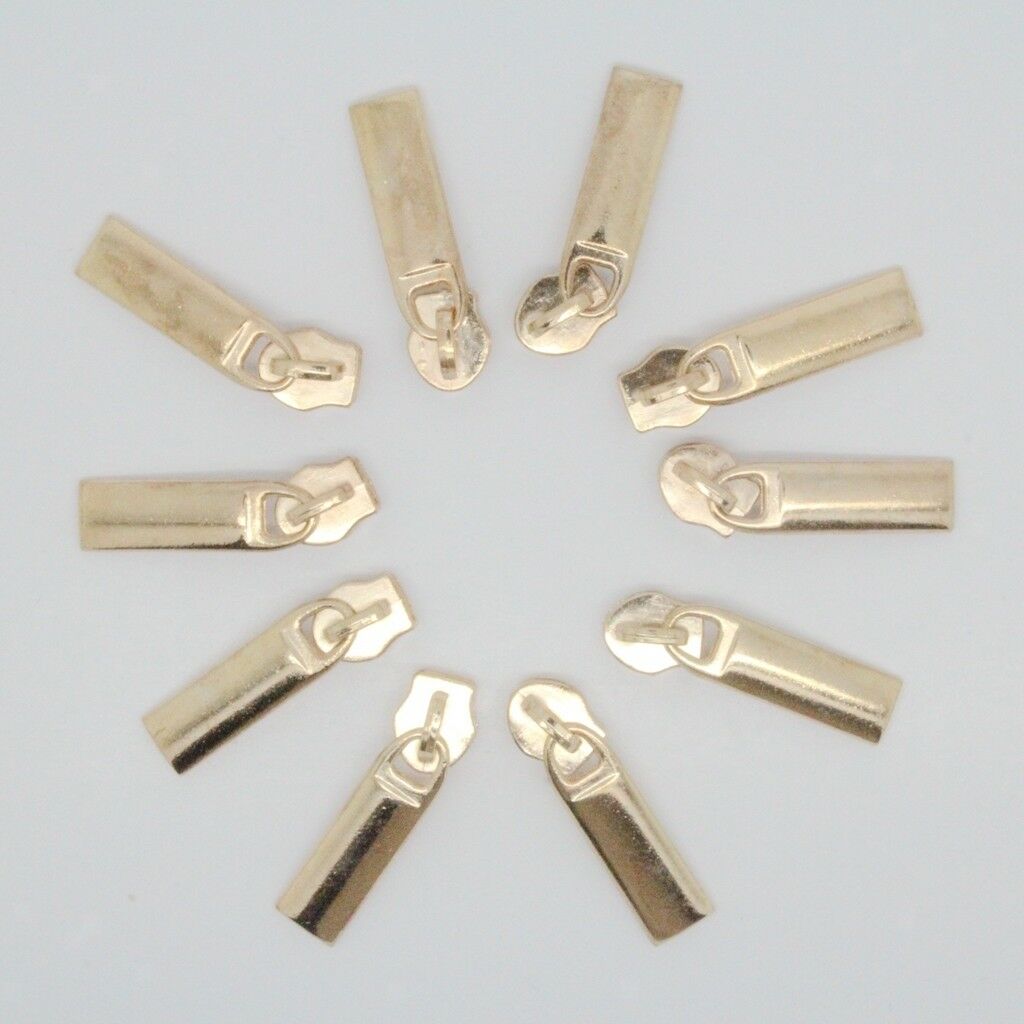 10pcs 25mm Zip Puller/Zipper Pull Sliders Replacement Head Zipper Repair Kit