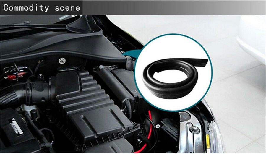 4M Car Bonnet Trunk Hood Edge Top EPDM Foam rubber sealing strip Anti-collision