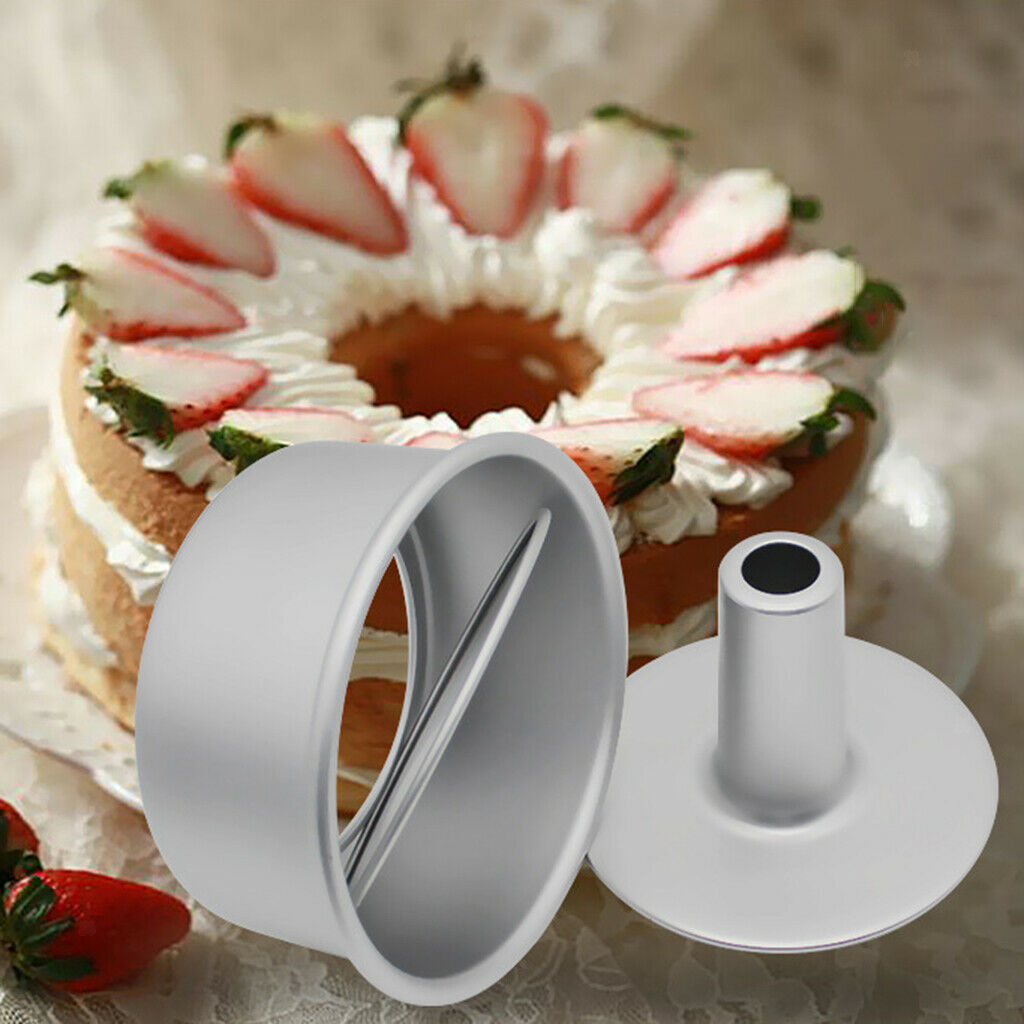 6" Aluminum Round Chimney Chiffon Cake Mold Angel Food Cake Pan Mould DIY