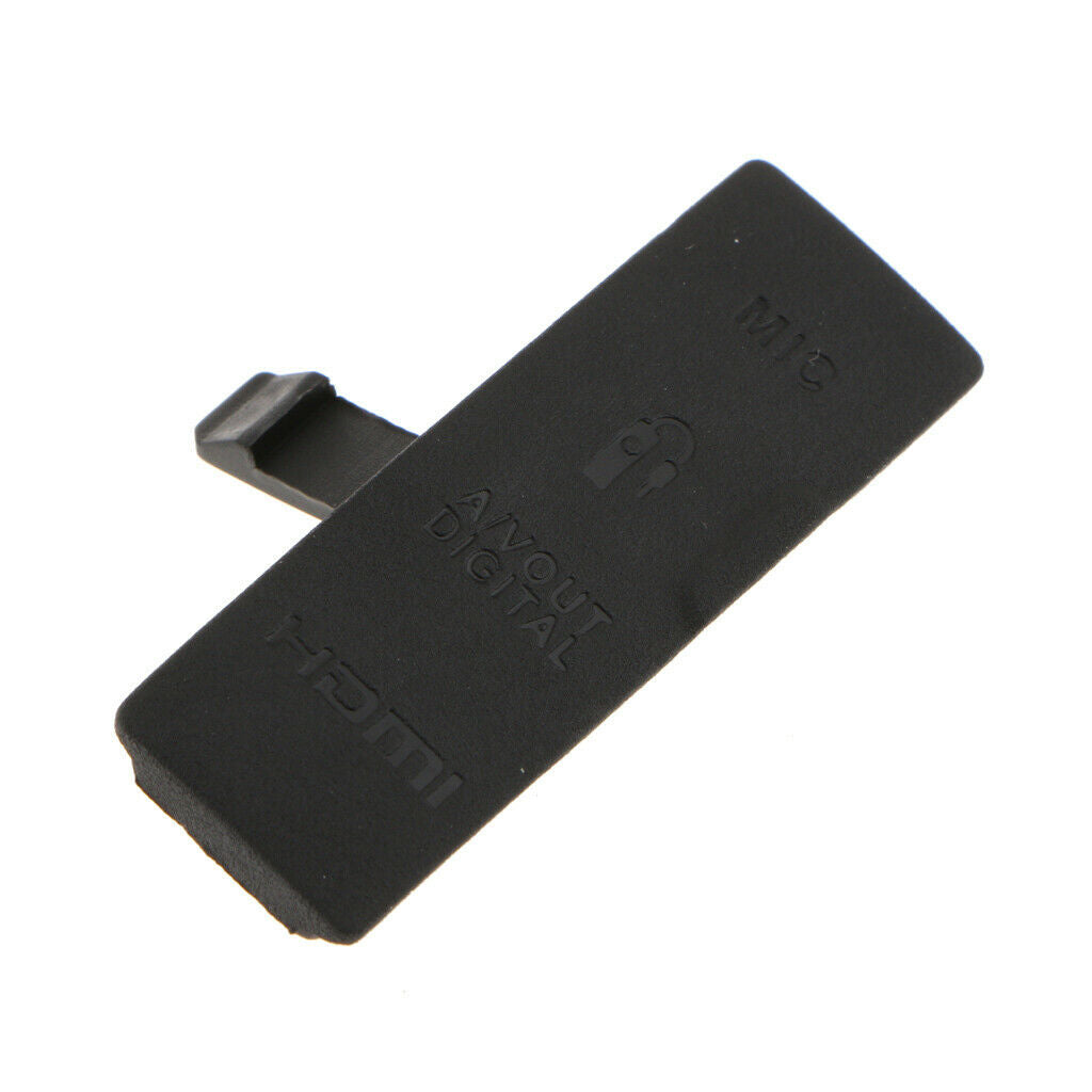 Side USB MIC   DC Video Door Cover Rubber Skin Replacement for Canon 550D