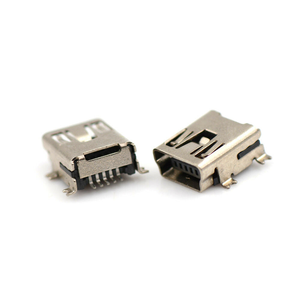10x Micro USB Connector 5pin seat Jack Inserting Plate seat MiniUsb Connec.l8