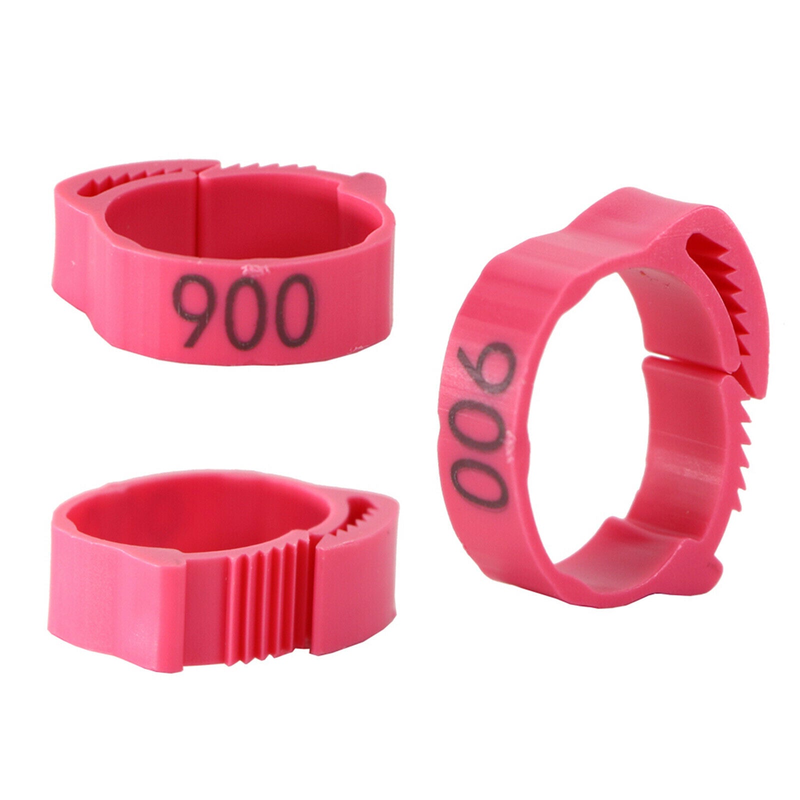 600x Chicken Leg Rings Duck Clip Adjustable Poultry Leg Bands for Farm