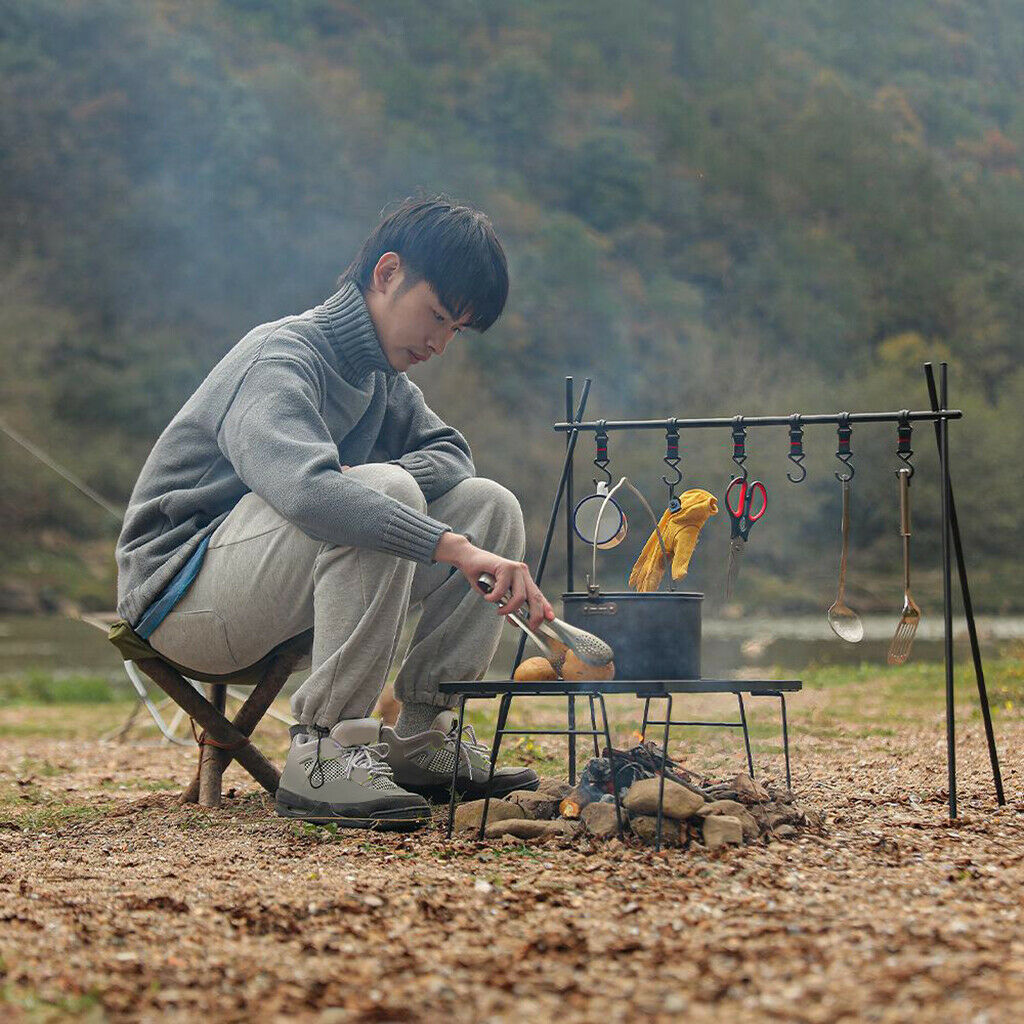 Camping Tripod Stool Cloth Stable Triangle Chair Seat Travel Picnic Beach