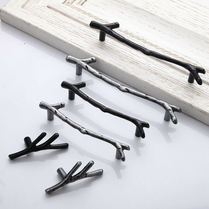 Creative tree branch shape, furniture handles door handles cabinet knobs knob U8