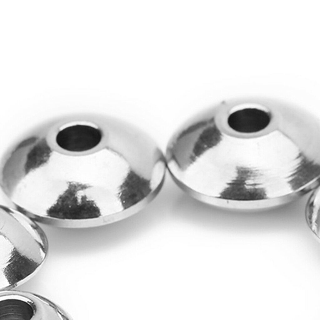 50Pcs UFO Spacer Beads Jewelry Bead Charm Spacers  Beads for Jewelry Making DIY