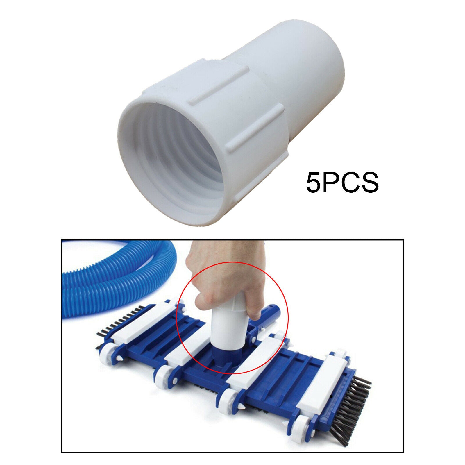 5pcs Pool Vacuum Hose Cuffs Hose End Connector Durable Swimming Pool Cuffs
