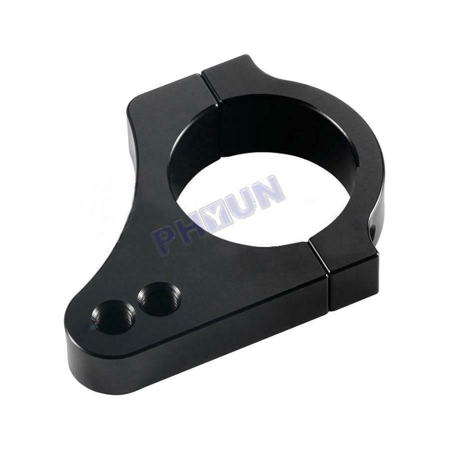 35mm Motorcycle Steering Damper Fork Frame Mounting Clamp Bracket Aluminum Alloy