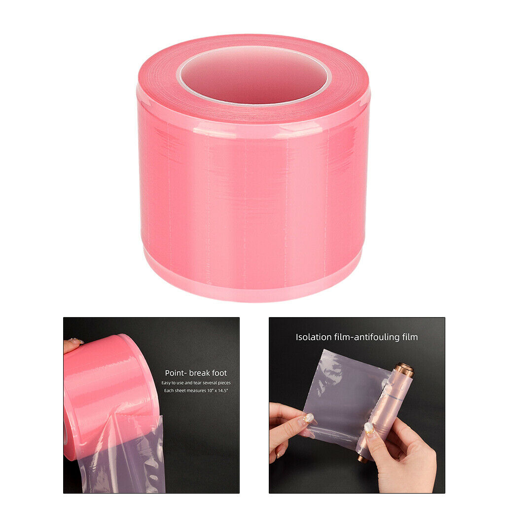 Waterproof Thick Sanitary Protective Film for Tattoo Machine Parts pink