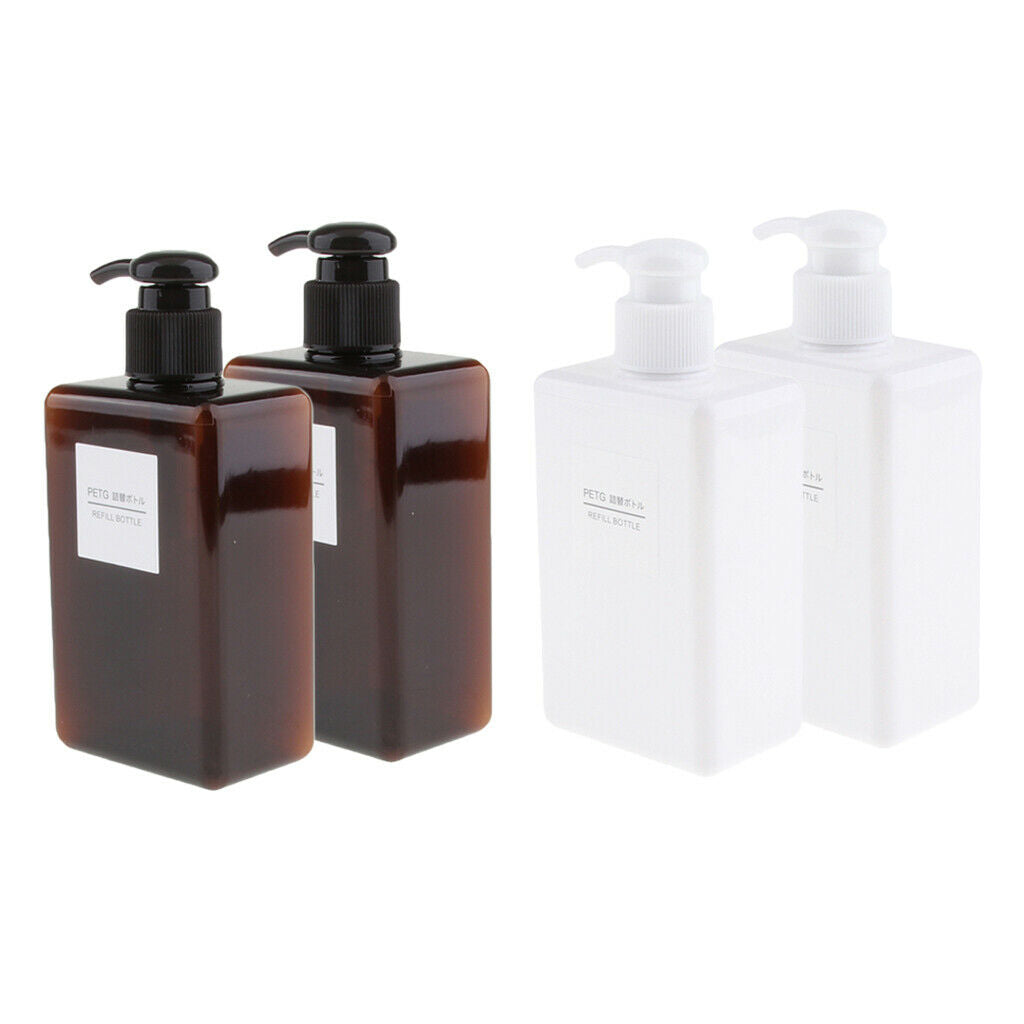 4Pcs/Set 280ml Foaming Soap Dispenser BPA Free PET for Castile Shampoo