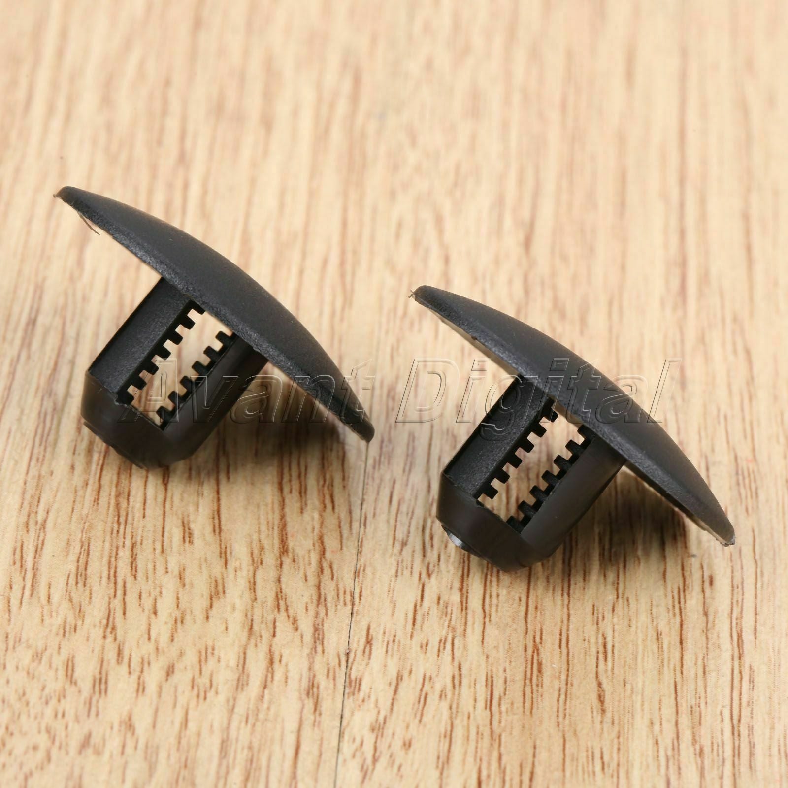 Auto 25Pcs Fender Bumper Clips Trim Fasteners Fit for Peugeot 408 307 206 Black
