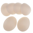3 Pairs Breathable Oval Shape Soft Sponge Bra Pads Inserts for Top Yoga