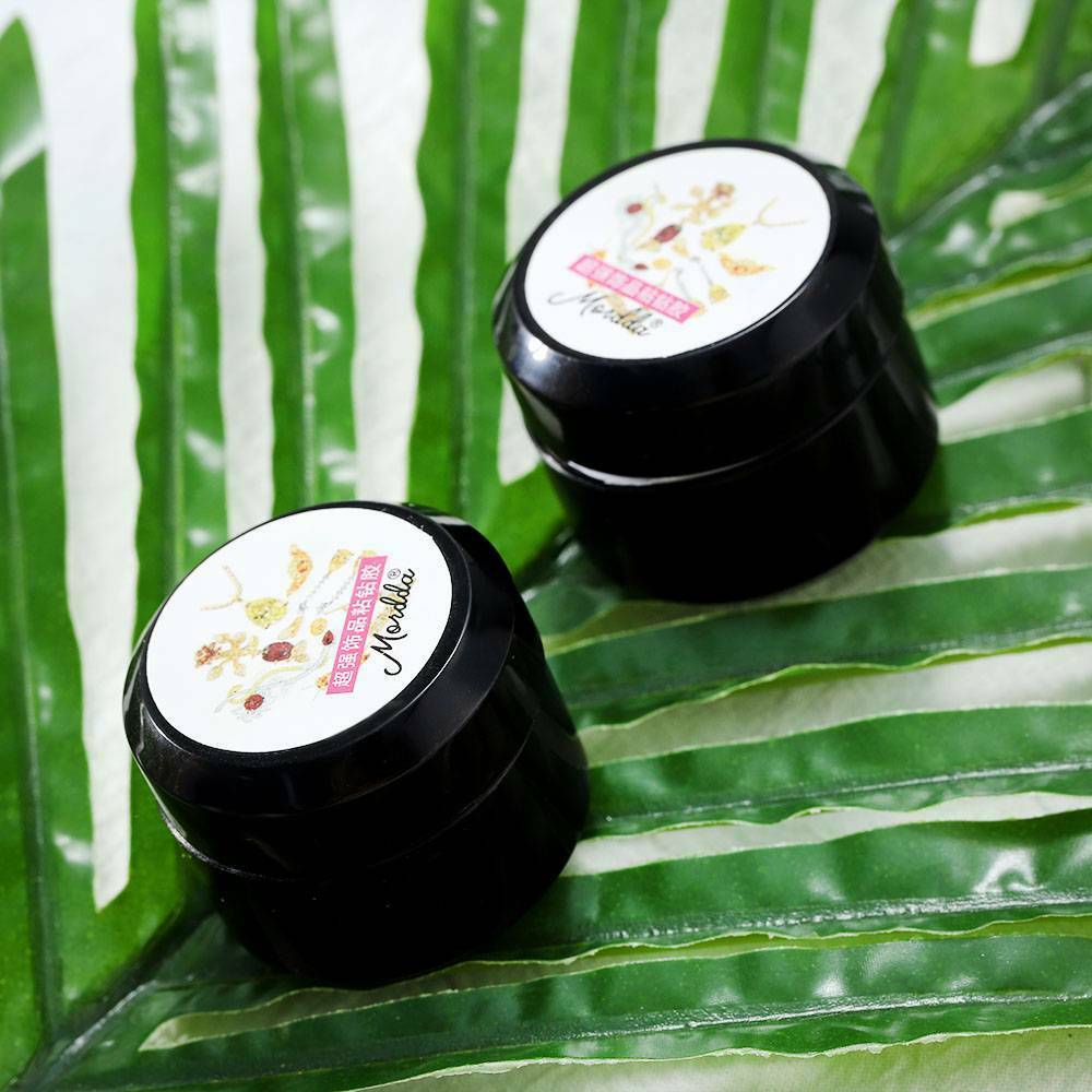 Nail Art Rhinestones Gel Glue Adhesive Sticky Crystal Gems Diamond UV LED Glue !