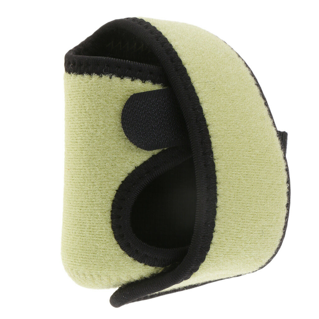 Elastic Fishing Reel Protective Case Cover Pouch Storage Bag Green