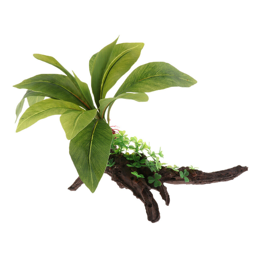 Aquarium Reptile Terrarium Plant Landscaping Decoration Sprout roots QL2127