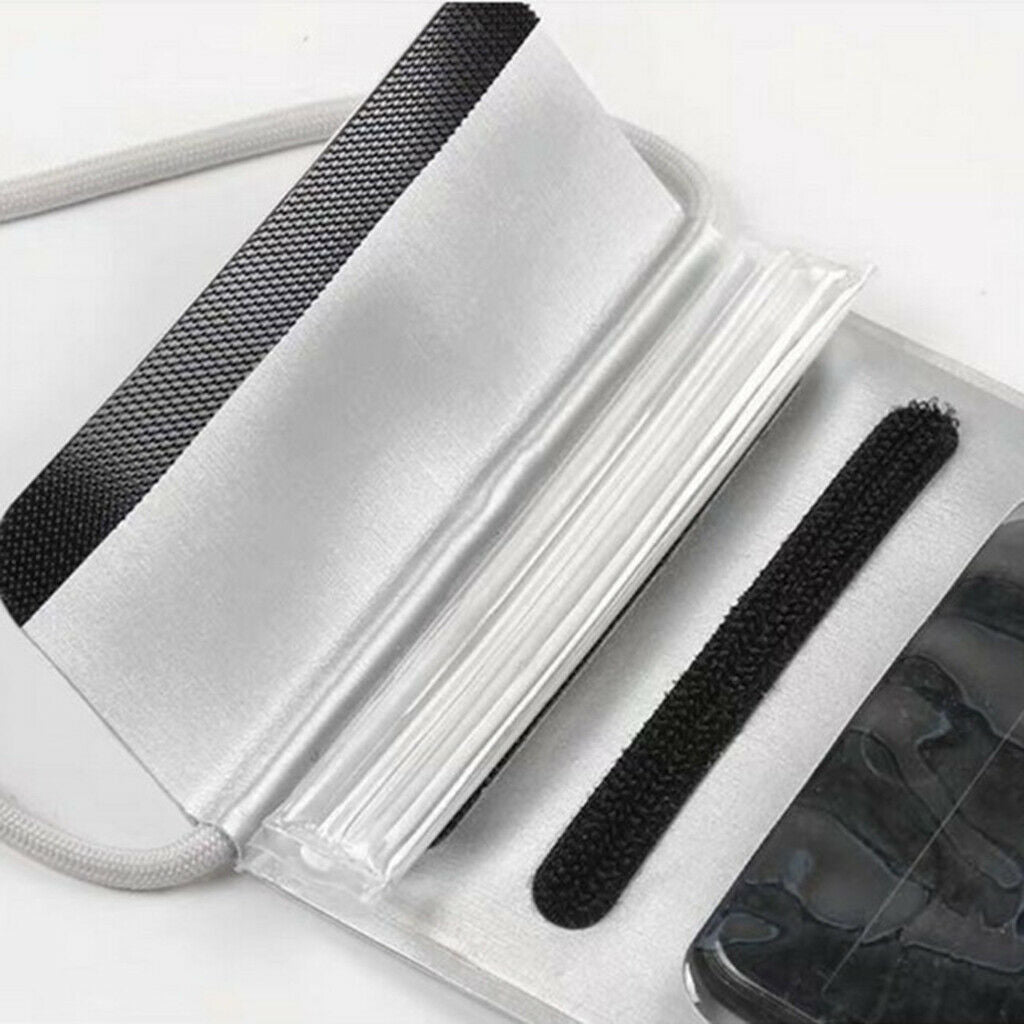Waterproof Phone Case Bag Underwater Phone Surfing Cell Phone Black M