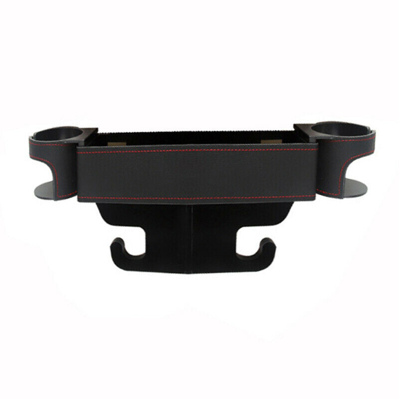 Universal Car Dual Cup Holder Storage Seat Side Water Bottle Drink Interior Box