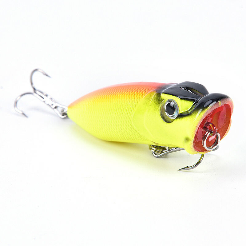 7cm 12g fishing lures hard baits artificial popper crankbait wobblers bai.l8