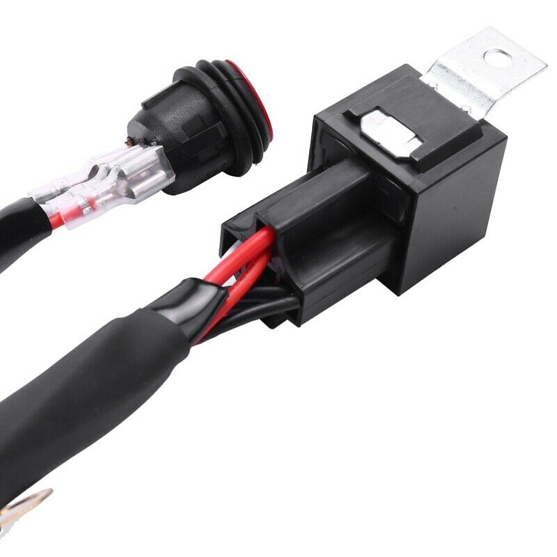 12V 40A Relay Wi Harness Work Fog Light Bar Kit ON/OFF Switch Led Spotlight O7Y4
