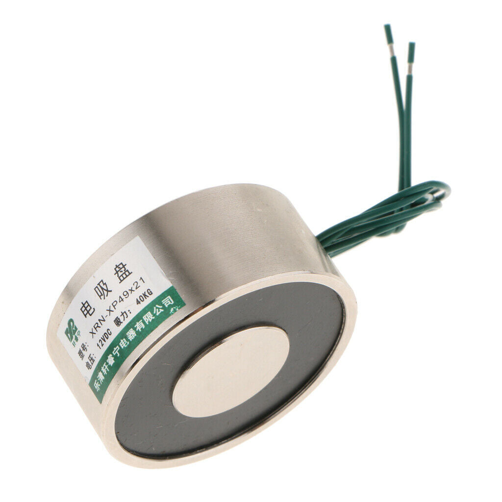 DC12V 400N Electric Lifting Magnet Electromagnet Solenoid Powerful Compact