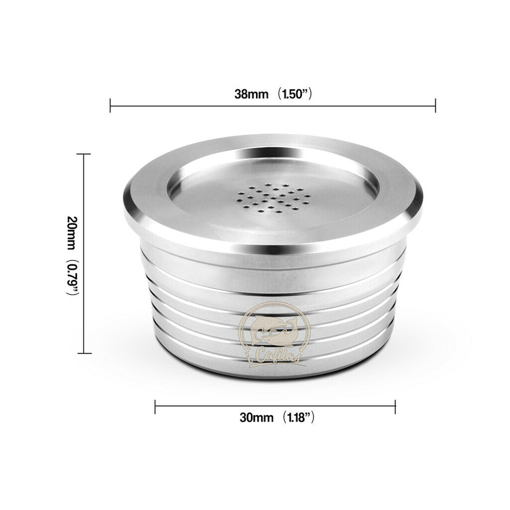 Stainless Steel Coffee Capsule Filter Set 20ml for Delta Q Machine Easy Use