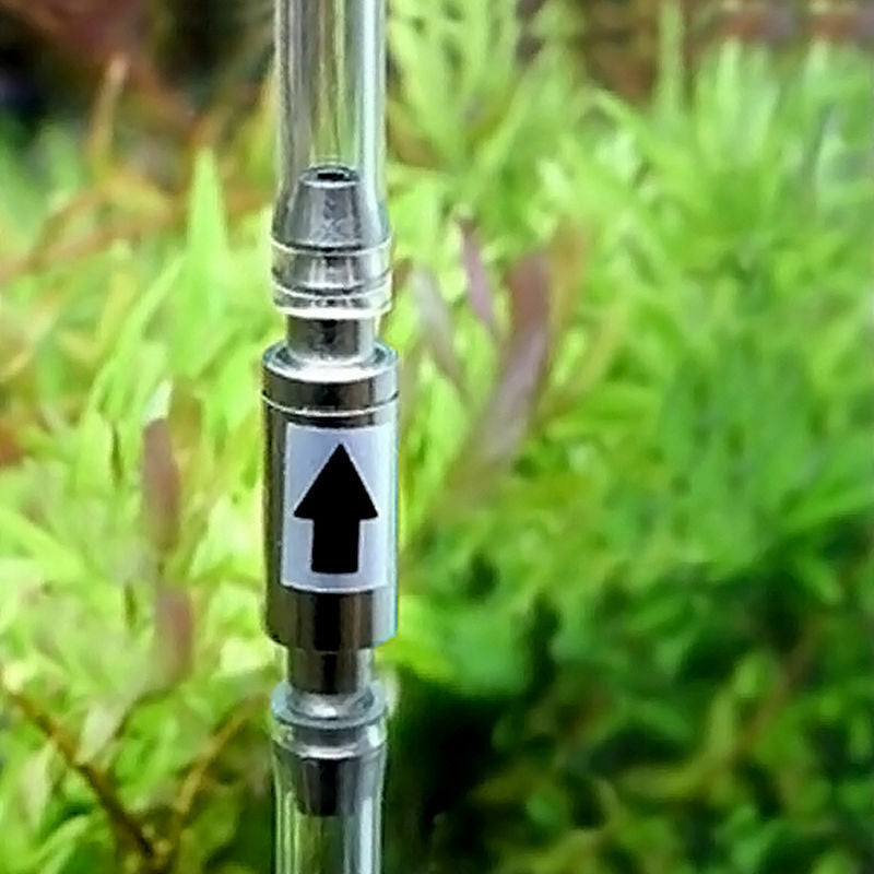 New One Way Stainless Steel Check Valve For Aquarium Co2 System Air Pumpã€New Lt