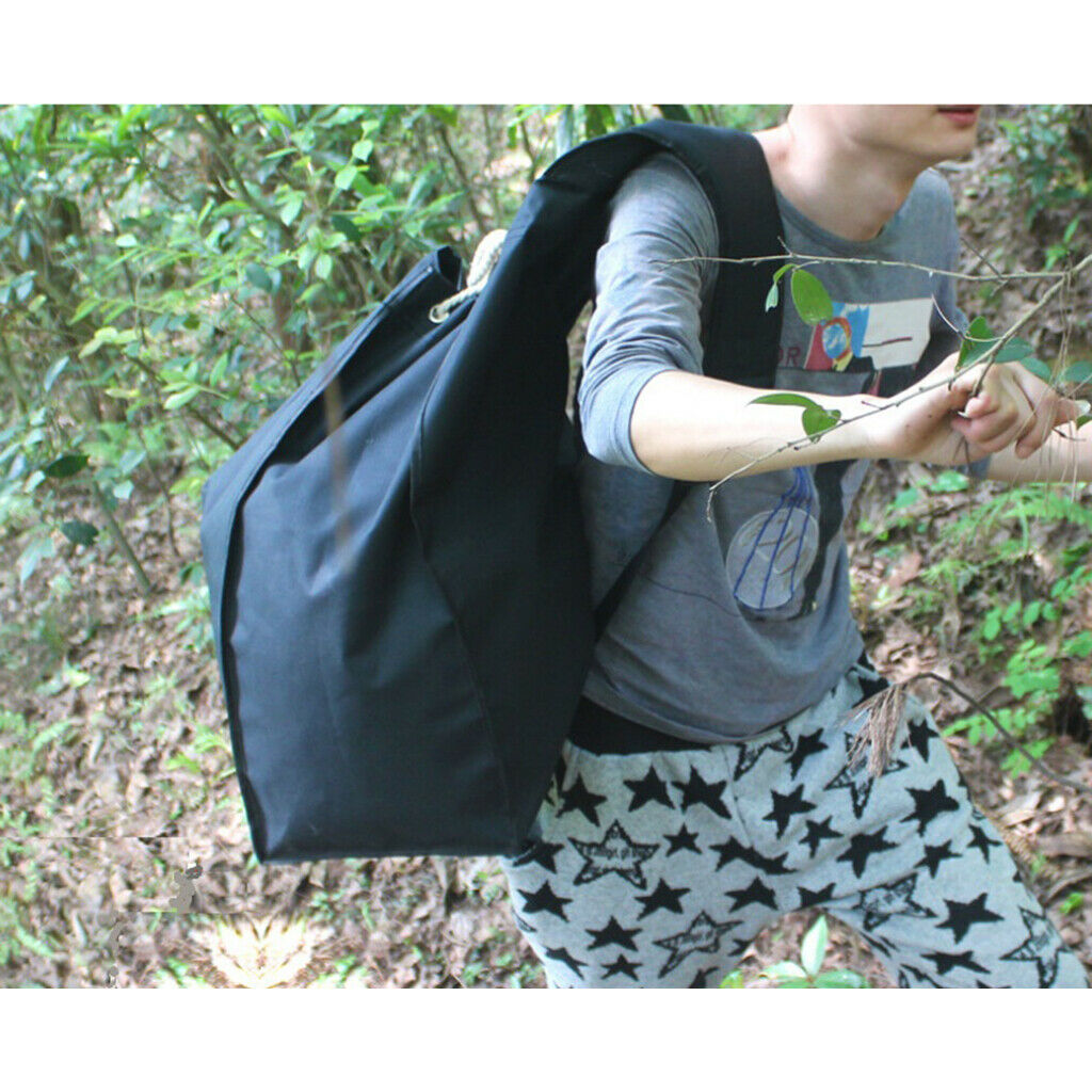 Outdoor Waterproof Rucksack Camping Hiking Single Shoulder Backpack Black